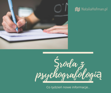 Środa z psychografologią