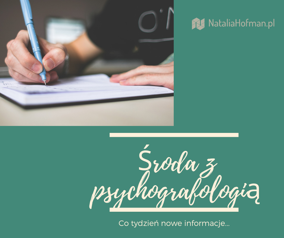 Środa z psychografologią
