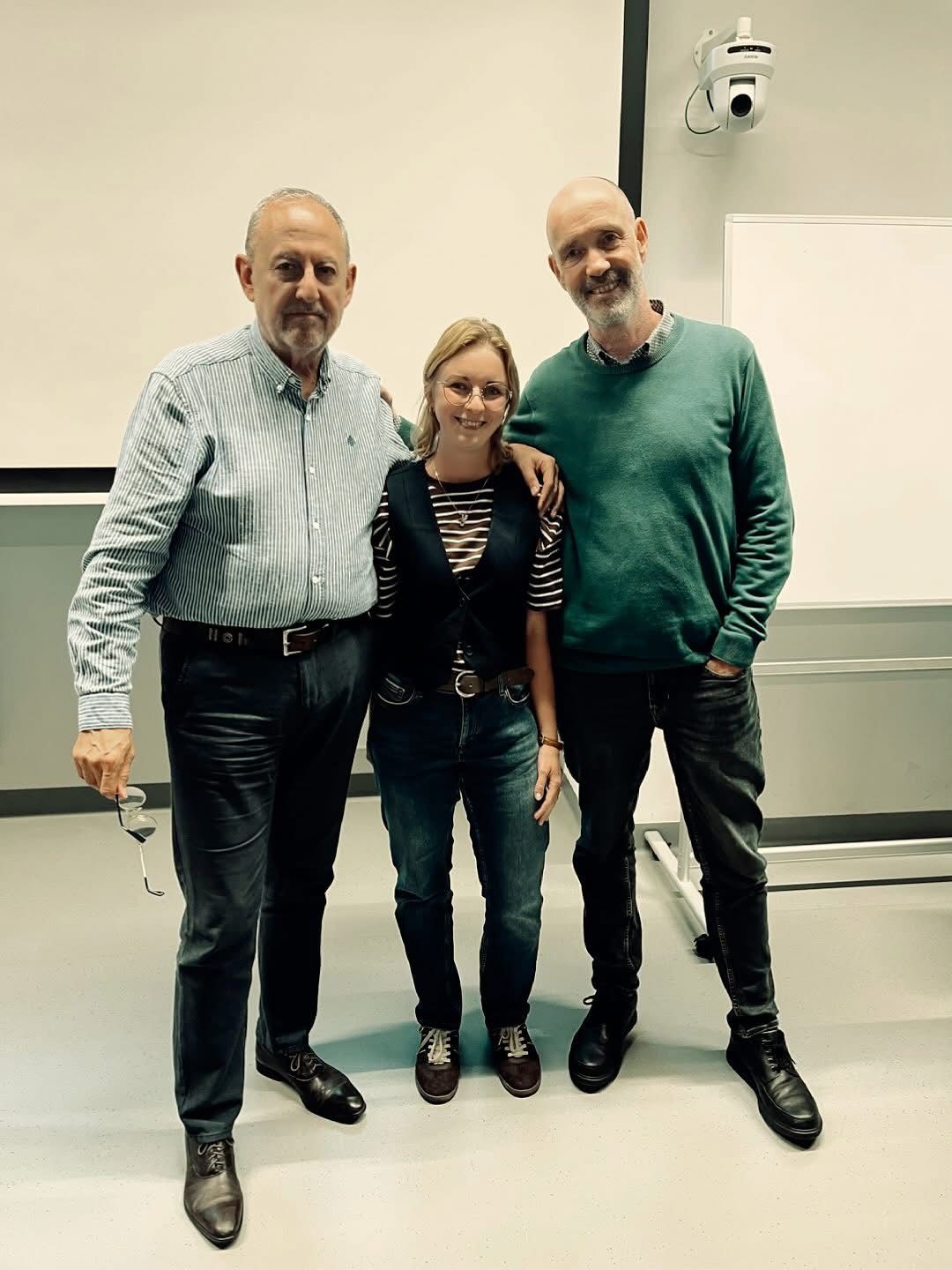 Natalia Hofman z Luisem Alarcónem Ariasem i dr. Markiem Beyebachem